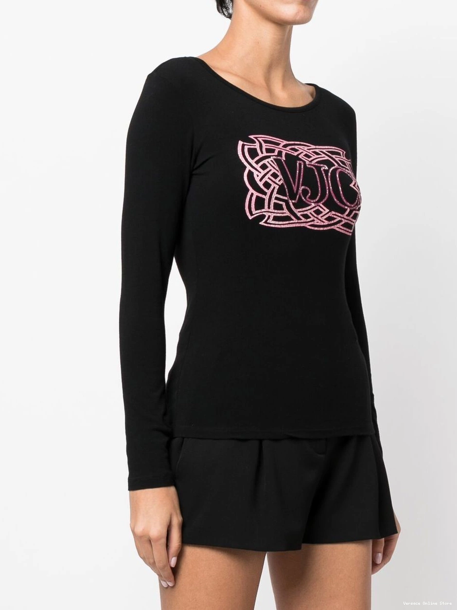 Affordable 2000s Women Versace T-shirt logo-print 0728